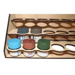 Us Stock Lmg Wo-1211 Paint Stand For 26 Tanks, Storage Shelf, Laser Model Graving