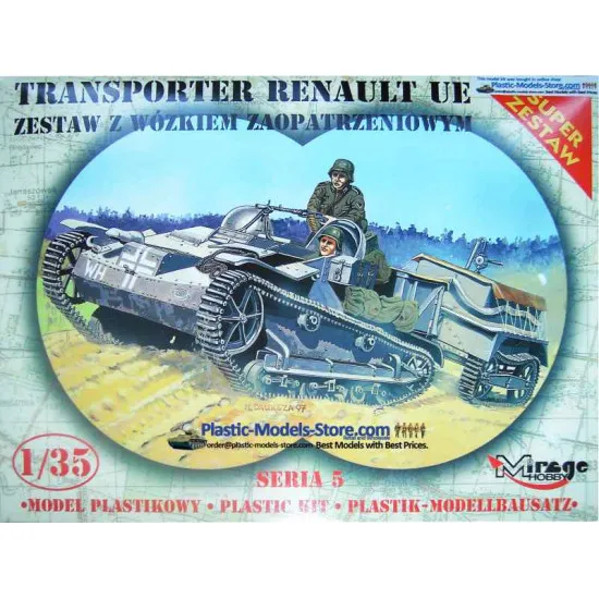 Renault Chenillette UE Transporter with Trailer 1/35 Mirage 35514