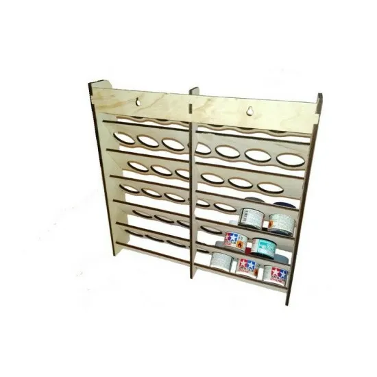 LMG WO-1223 Wall Paint Stand, size 300x300x50 mm, shelf, Laser Model Graving