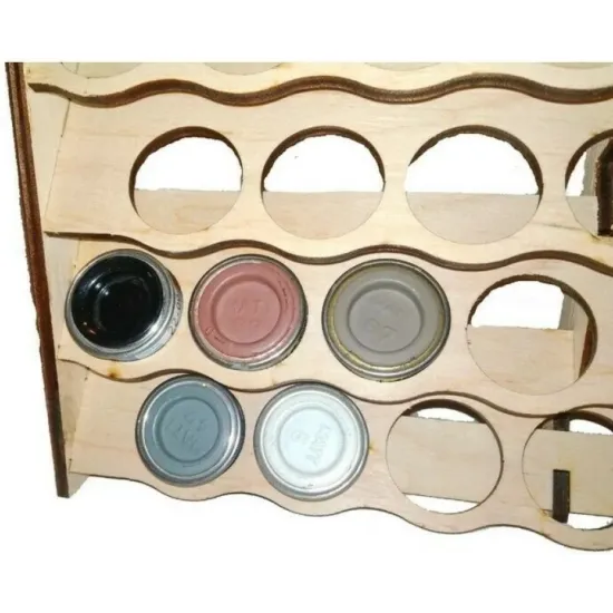 Us Stock Lmg Wo-1225 Wall Paint Stand, Size 300x300x50 Mm, Shelf, Laser Model Graving