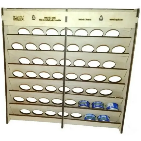 Us Stock Lmg Wo-1225 Wall Paint Stand, Size 300x300x50 Mm, Shelf, Laser Model Graving