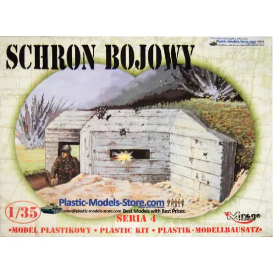 Bunker WWII 1/35 Mirage Hobby 35405