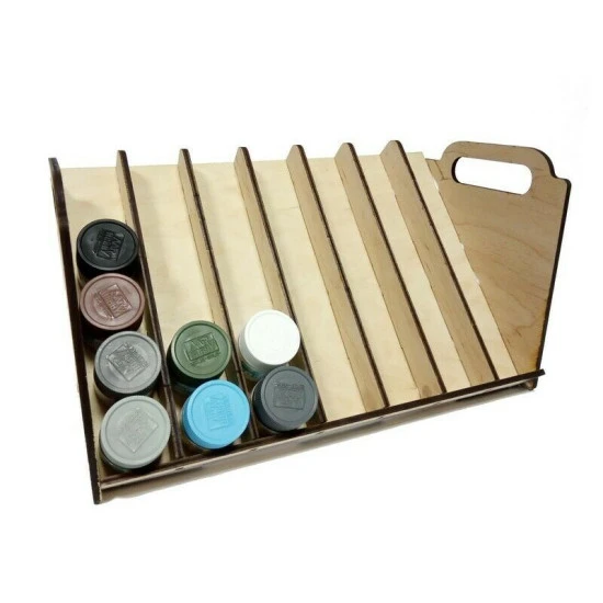 LMG WO-1229 Paint stand for 42 tanks with diameter 35 mm, Laser Model Graving