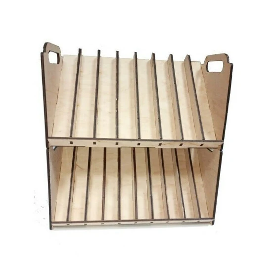 LMG WO-1229 Paint stand for 42 tanks with diameter 35 mm, Laser Model Graving