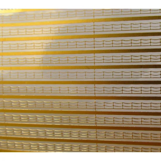 Double stranded rail with sags 1/700 Metallic Details MD-PE70004