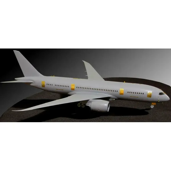 Boeing 787-8 Dreamliner (Zvezda) Detailing 1/144 Metallic Details MD-PE14404