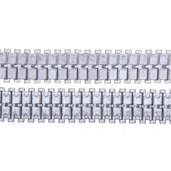 ASSEMBLED METAL TRACKS FOR ABRAMS (LATE) METAL MODEL KIT 1/35 SECTOR35 3513-SL