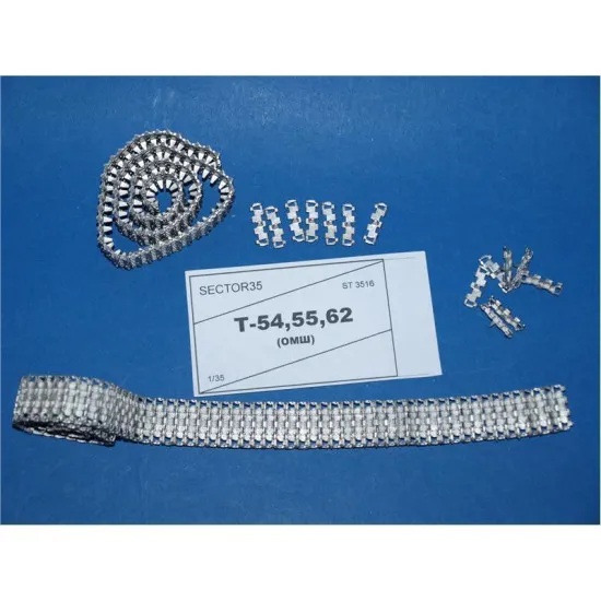 EXCLUSIVE METAL TRACKS FOR T-54, T-55, T-62 (OMSH) 1/35 SECTOR35 3516-SL