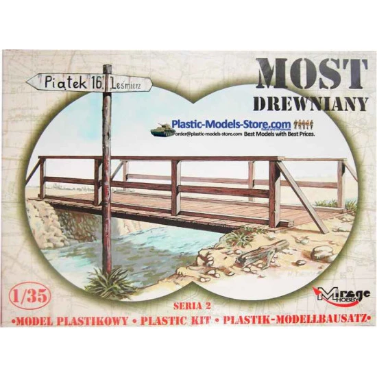 Wooden Bridge 1/35 Mirage Hobby 35220