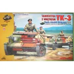 POLISH TANKIETKA TK-3 with FK GUN 20mm (incl.interiores) 1/35 RPM 35032