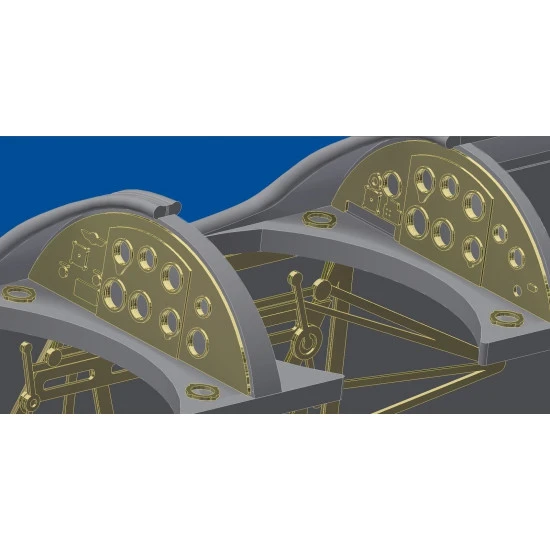 Detailing set for aircraft model U-2/Po-2 (ICM) 1/48 Metallic Details MD4803