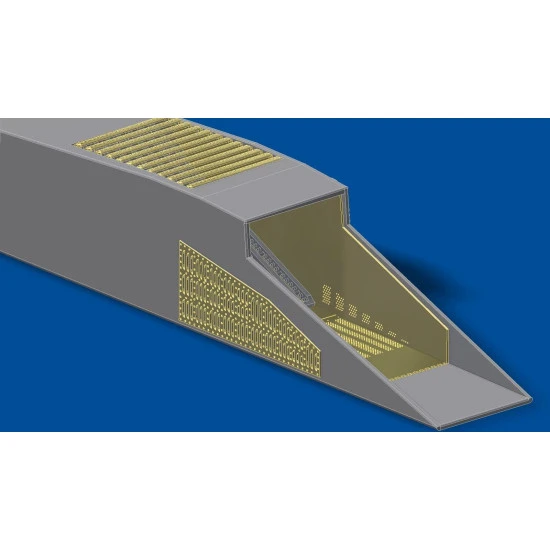 Detailing set Air intake grilles for Su-27 1/48 Metallic Details MD4804