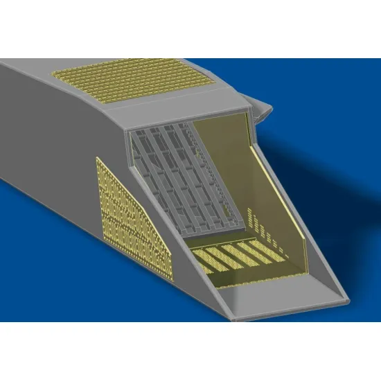 Us Stock Detailing Set Air Intake Grilles For Su-27 1/48 Metallic Details Md4804