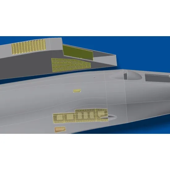 Us Stock Detailing Set Air Intake Grilles For Su-27 1/48 Metallic Details Md4804