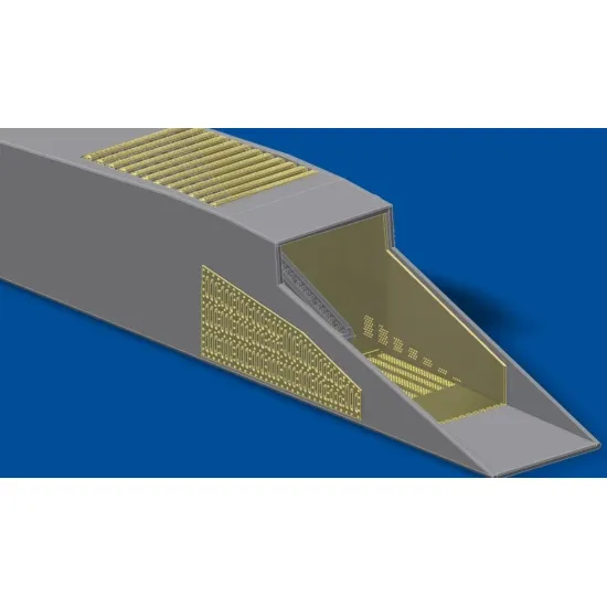 Us Stock Detailing Set Air Intake Grilles For Su-27 1/48 Metallic Details Md4804