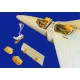 Detailing set for Folland Gnat T.1 (Airfix) 1/48 Metallic Details MD4808