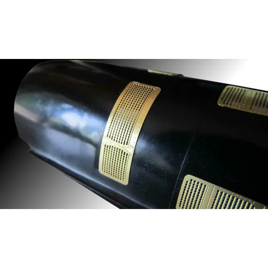 Detailing SR-71 Blackbird Grides and jet nozzles 1/48 Metallic Details MD4816