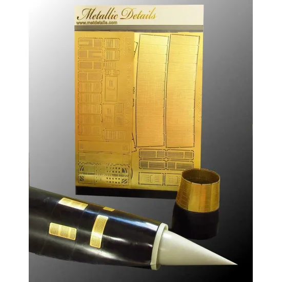 Detailing SR-71 Blackbird Grides and jet nozzles 1/48 Metallic Details MD4816