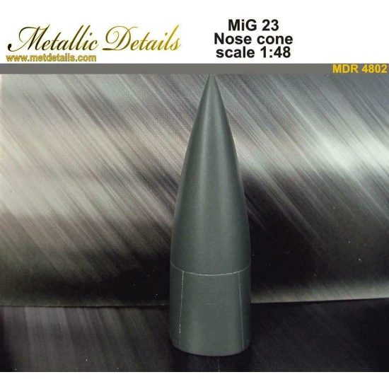 Nose cone for model aircraft MiG-23 1/48 Metallic Details MDR4802