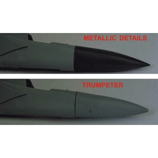 Nose cone for model aircraft MiG-23 1/48 Metallic Details MDR4802