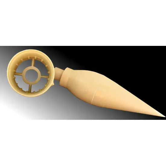 SR-71 Blackbird. Inlet cone (Testors/Italeri) 1/48 Metallic Details MDR4804