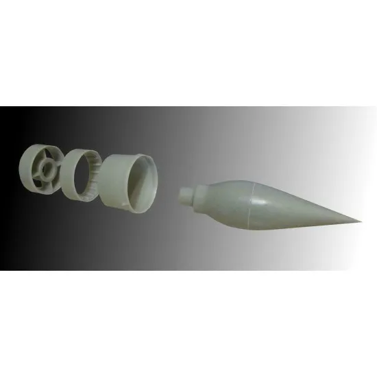 SR-71 Blackbird. Inlet cone (Testors/Italeri) 1/48 Metallic Details MDR4804