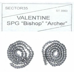 EXCLUSIVE TRACKS FOR FAMILY VALENTINE BRITISH CARS, BISHOP 1/35 SECTOR35 3563-SL