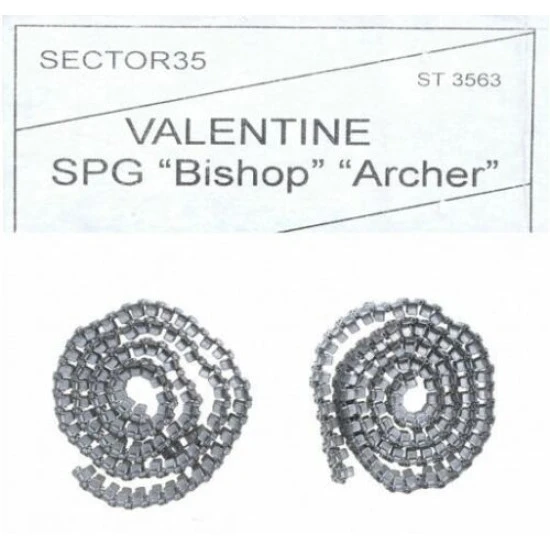 EXCLUSIVE TRACKS FOR FAMILY VALENTINE BRITISH CARS, BISHOP 1/35 SECTOR35 3563-SL