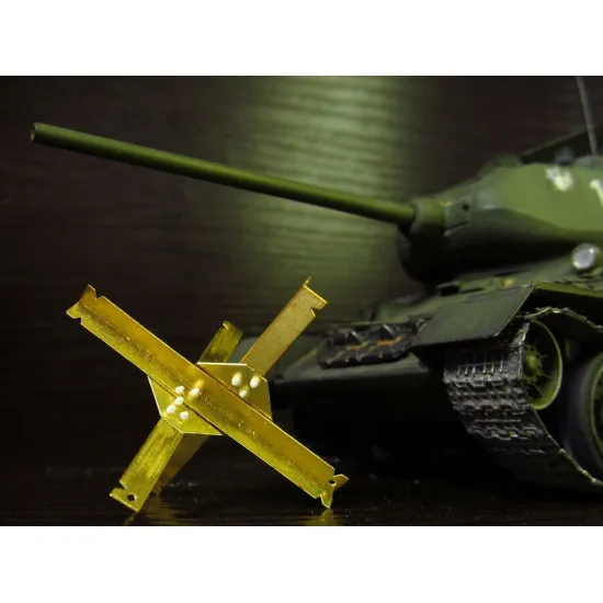 Photo-etched set Czech hedgehog 1/35 Metallic Details MD3502