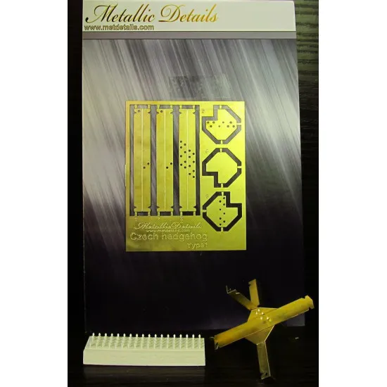 Photo-etched set Czech hedgehog 1/35 Metallic Details MD3502