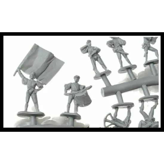 ITALIAN INFANTRY, 16TH CENTURY, SET 2 PLASTIC MODEL KIT 1/72 RED BOX 72100