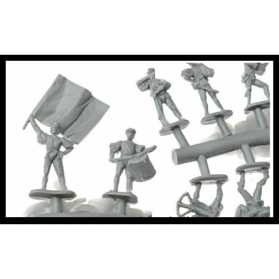 ITALIAN INFANTRY, 16TH CENTURY, SET 3 PLASTIC MODEL KIT 1/72 RED BOX 72101