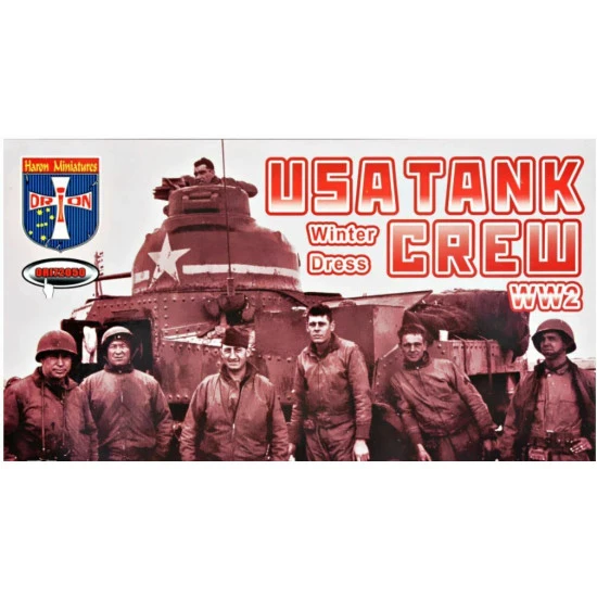 WW2 WINTER DRESS USA TANK CREW PLASTIC MODEL KIT 1/72 ORION 72050