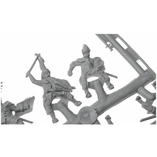 TURKISH CAVALRY DELI 16-17 CENTURY PLASTIC MODEL KIT 1/72 ORION 72055