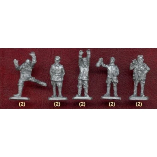 FRANCE, GERMANY, RUSSIA AND GREAT BRITAIN PILOTS PLASTIC KIT 1/72 DDS 72003