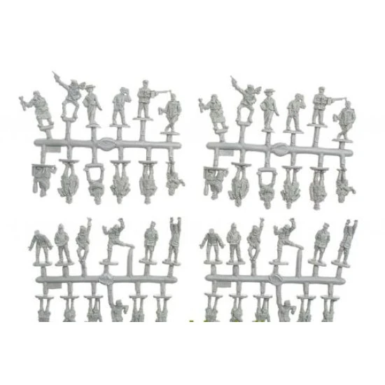 FRANCE, GERMANY, RUSSIA AND GREAT BRITAIN PILOTS PLASTIC KIT 1/72 DDS 72003