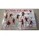 SPANISH SAILORS IN BATTLE, 16-17 CENTURY, SET 2 KIT 1/72 RED BOX 72103