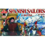 SPANISH SAILORS IN BATTLE, 16-17 CENTURY, SET 2 KIT 1/72 RED BOX 72103