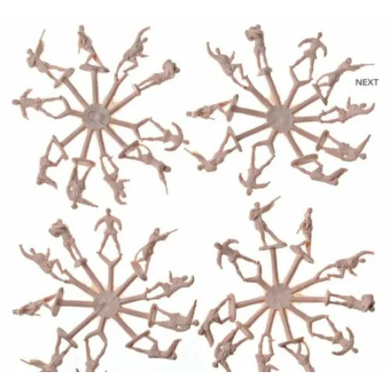 SPANISH SAILORS IN BATTLE, 16-17 CENTURY, SET 2 KIT 1/72 RED BOX 72103