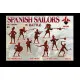 SPANISH SAILORS IN BATTLE, 16-17 CENTURY, SET 2 KIT 1/72 RED BOX 72103