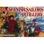 SPANISH SAILORS ARTILLERY, 16-17 CENTURY, SET 3 KIT 1/72 RED BOX 72104