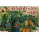 BURGUNDIAN INFANTRY AND KNIGHTS, 15 CENTURY SET 1 KIT 1/72 RED BOX 72109