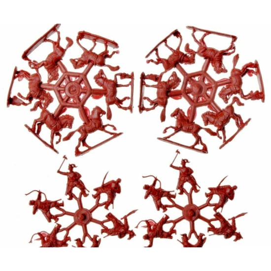 CHINESE LIGHT CAVALRY. 16-17 CENTURY PLASTIC MODEL KIT 1/72 RED BOX 72117