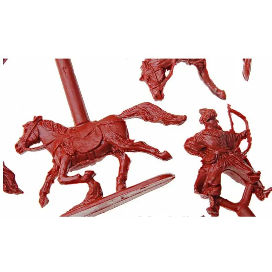 UKRAINIAN COSSACK CAVALRY 16 CENTURY SET 2 PLASTIC KIT 1/72 RED BOX 72126
