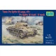 PANZER III AUSF H SCALE PLASTIC MODEL KIT WW II 1/72 UM 270