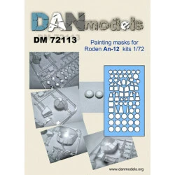 MASK FOR AN-12 FOR RODEN KIT 1/72 DAN MODELS 72113