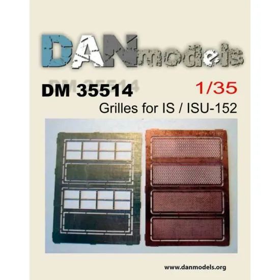 GRILLES 1/35 FOR PANTHER D/A, WWII 1/35 DAN MODELS 35514