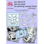 MASK FOR U1B/1C/1F FOR ITALERI KIT 1/72 DAN-MS720009