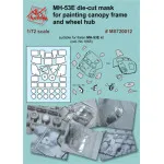 PAINTING MASKS FOR ITALERI MH-53E 1/72 DAN-MS720012