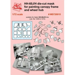 PAINTING MASKS FOR ITALERI H-60 1/72 DAN-MS720015